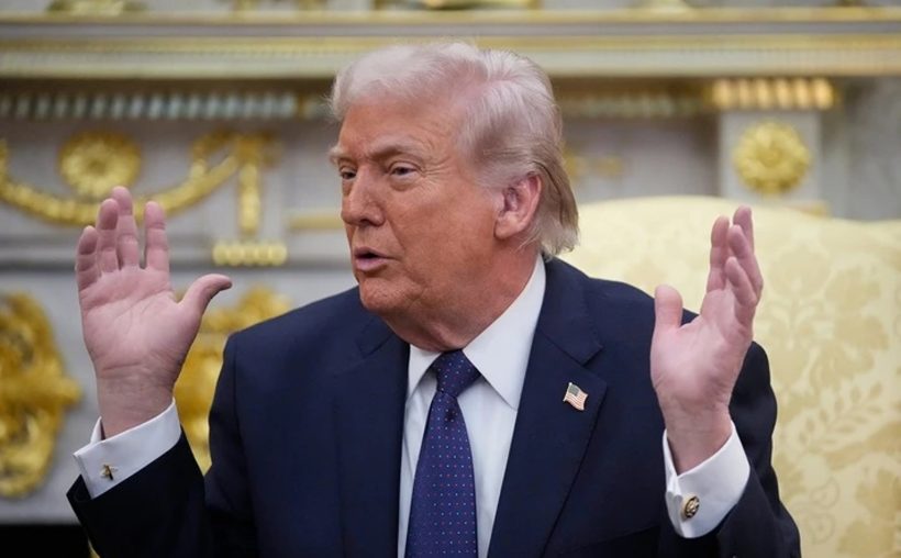 Το χρυσό τρακτέρ του Τραμπ στον Λευκό Οίκο ΦΩΤΟ - ΒΙΝΤΕΟ