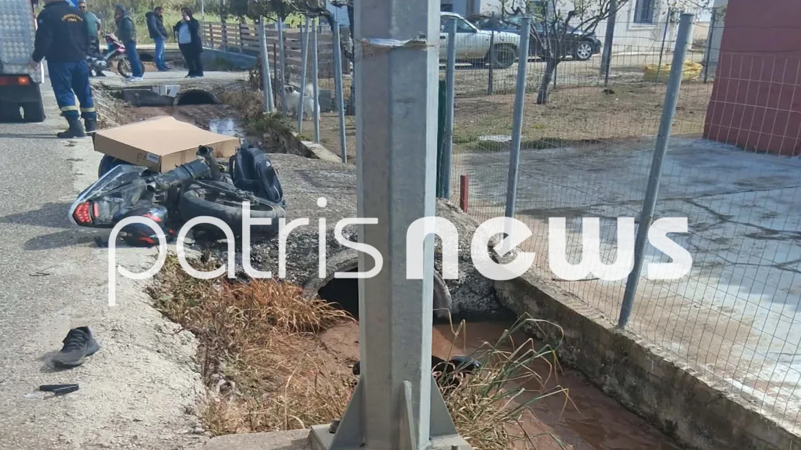 Ηλεία: Νεκρός 30χρονος δικυκλιστής μετά από τροχαίο ΦΩΤΟ