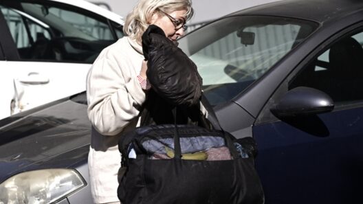 Η καταδικασθείσα Ελένη Ζαρούλια προσέρχεται στο Αστυνομικό Τμήμα