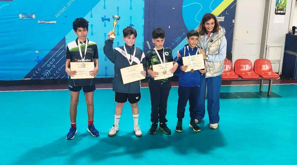 Το πρωτάθλημα παμπαίδων-παγκορασίδων Πινγκ Πονγκ 2026, στην Πάτρα ΦΩΤΟ