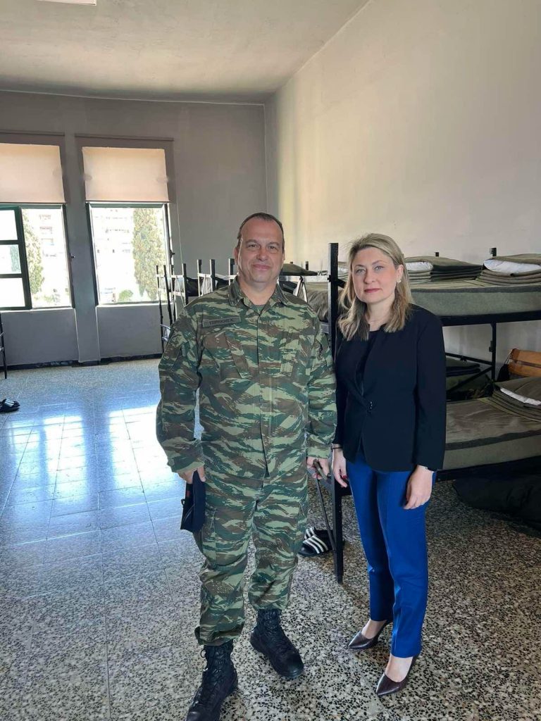 Πάτρα: Στο «αναβαθμισμένο» ΚΕΤΧ η Αλεξοπούλου για τους νεοσύλλεκτους ΦΩΤΟ