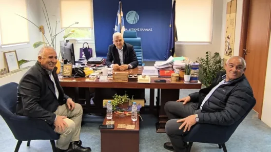 Πάτρα: Ζητήματα της Αιγιάλειας επί τάπητος στη συνάντηση Ζαΐμη - Ανδριόπουλου