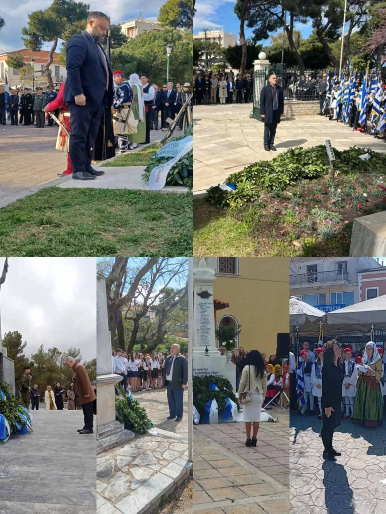 Aχαΐα: Κατάθεση στεφάνων από τον Βουλευτή Τσιρώνη και την Νομαρχιακή της ΝΙΚΗΣ ΦΩΤΟ