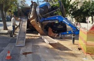 Βόλος: Εργατικό δυστύχημα με χειριστή εκσκαφέα