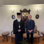 Εθιμοτυπική επίσκεψη Σπηλιόπουλου στον Μητροπολίτη Ιερώνυμο