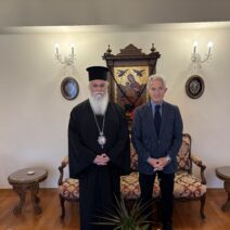Εθιμοτυπική επίσκεψη Σπηλιόπουλου στον Μητροπολίτη Ιερώνυμο