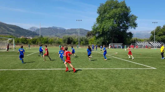 Σχολικές αθλητικές δράσεις στα γήπεδα ποδοσφαίρου της Αιγιάλειας