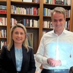 Αχαΐα: Συνάντηση της Χριστίνας Αλεξοπούλου με τον πρωθυπουργό Κυριάκο Μητσοτάκη