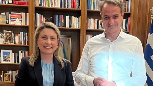 Χριστίνα Αλεξοπούλου: Συνάντηση με τον Πρωθυπουργό Κυριάκο Μητσοτάκη