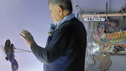 «Ο Καραγκιόζης αεροπόρος στο νησί των πειρατών» στο «Περί Σκιών»