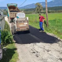 Δυτική Αχαΐα: Σημαντικές φθορές σε δρόμους από έντονες βροχοπτώσεις ΦΩΤΟ