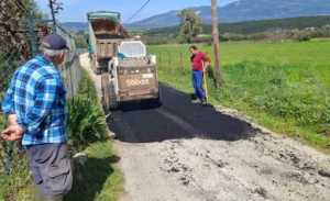 Δυτική Αχαΐα: Σημαντικές φθορές σε δρόμους από έντονες βροχοπτώσεις ΦΩΤΟ