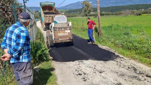 Δυτική Αχαΐα: Σημαντικές φθορές σε δρόμους από έντονες βροχοπτώσεις ΦΩΤΟ