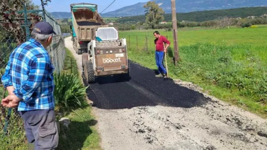 Δυτική Αχαΐα: Σημαντικές φθορές σε δρόμους από έντονες βροχοπτώσεις ΦΩΤΟ