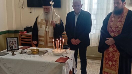 Ευχέλαιο στο Ιδρυμα «Κλεομένους Οικονόμου Ιατρού» Αιγίου ΦΩΤΟ