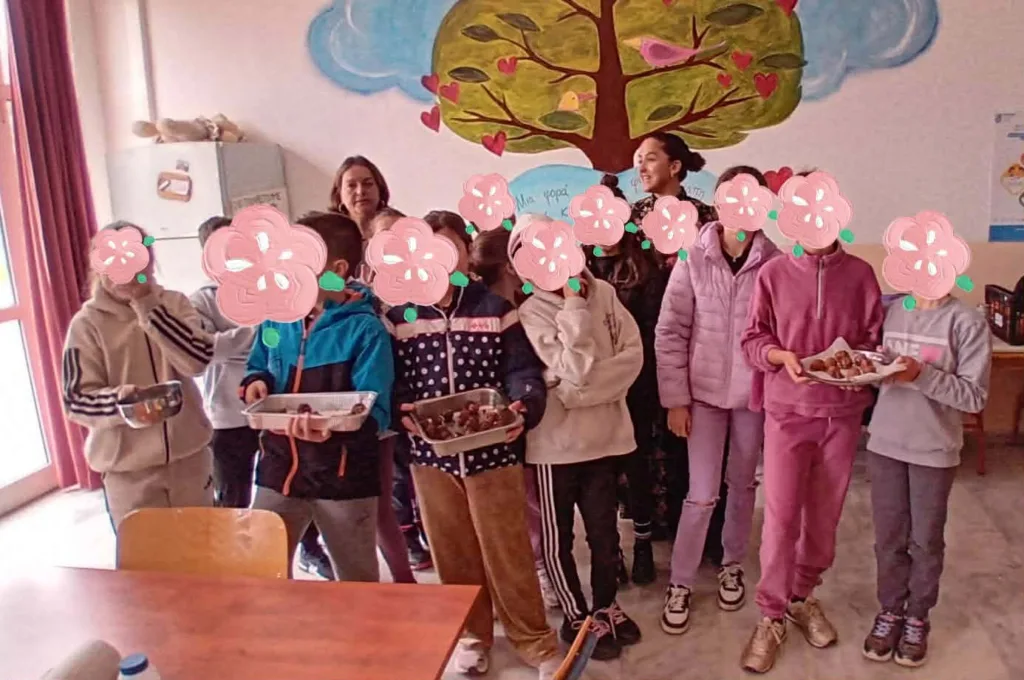 «Βιώσιμη διατροφή» στο 1ο Δημοτικό Σχολείο Ακράτας ΦΩΤΟ