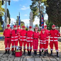 Εθελοντές του Ερυθρού Σταυρού Πάτρας, στο Μεσολόγγι ΦΩΤΟ