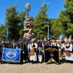 Ο Χορευτικός Αιγείρας συνοδεία της Δημοτικής Φιλαρμονικής συγκλονιστικά στην Έξοδο του Μεσολογγίου ΦΩΤΟ