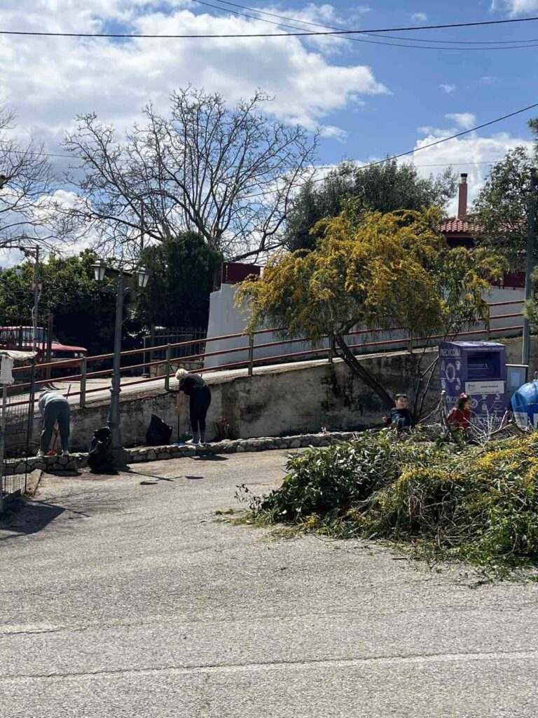 Πρώτη εθελοντική δράση από τον νεοσύστατο Σύλλογο «Πρόοδος» της Ζήριας ΦΩΤΟ