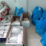 Το Σωματείο Κυριών Ακράτας παραδίδει σε οικογένειες τρόφιμα ΦΩΤΟ