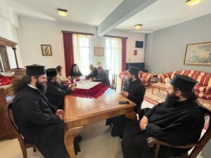 Στον Οίκο Ευγηρίας ο Μητροπολίτης Πατρών Χρυσόστομος ΦΩΤΟ