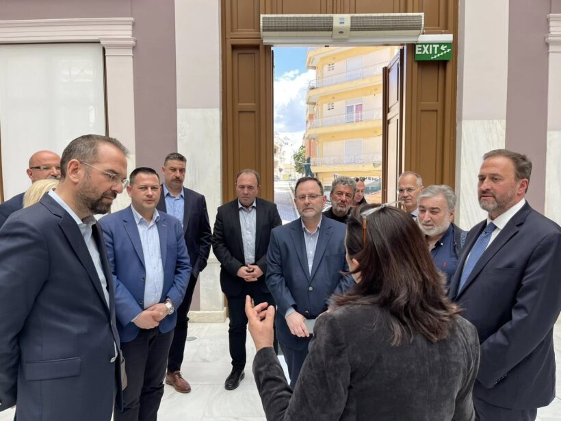 Στο Αρχαιολογικό Μουσείο Πύργου Φαρμάκης και μέλη του Περιφερειακού Συμβουλίου ΦΩΤΟ