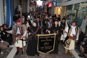 Εντυπωσιακή η «Στέγη Καλαβρυτινών Πάτρας» στην Εξοδο του Μεσολογγίου ΦΩΤΟ