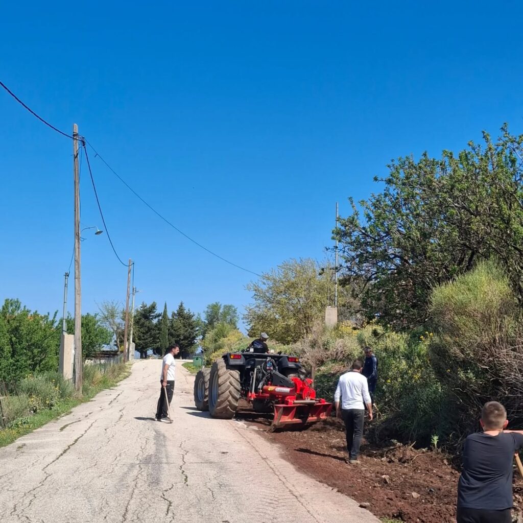 Φύτευση δενδρυλλίων από τους Απανταχού Καλουσιώτες ΦΩΤΟ