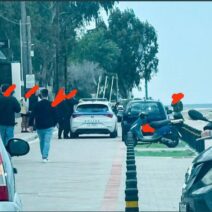 Ρίο: Ασυδοσία στην παραλιακή με στάθμευση στον καινούργιο πεζόδρομο ΦΩΤΟ