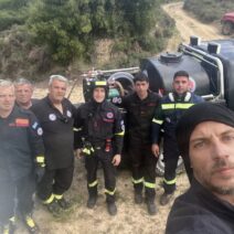 Η ομάδα Αχαιός ΕΟΠΠ σε εθελοντική δράση στην πυρκαγιά της Ακράτας ΦΩΤΟ