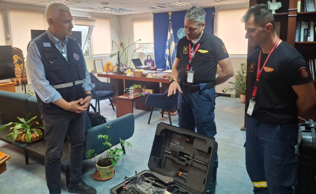 Αχαΐα: Αναβαθμισμένο drone στην Πυροσβεστική ΦΩΤΟ