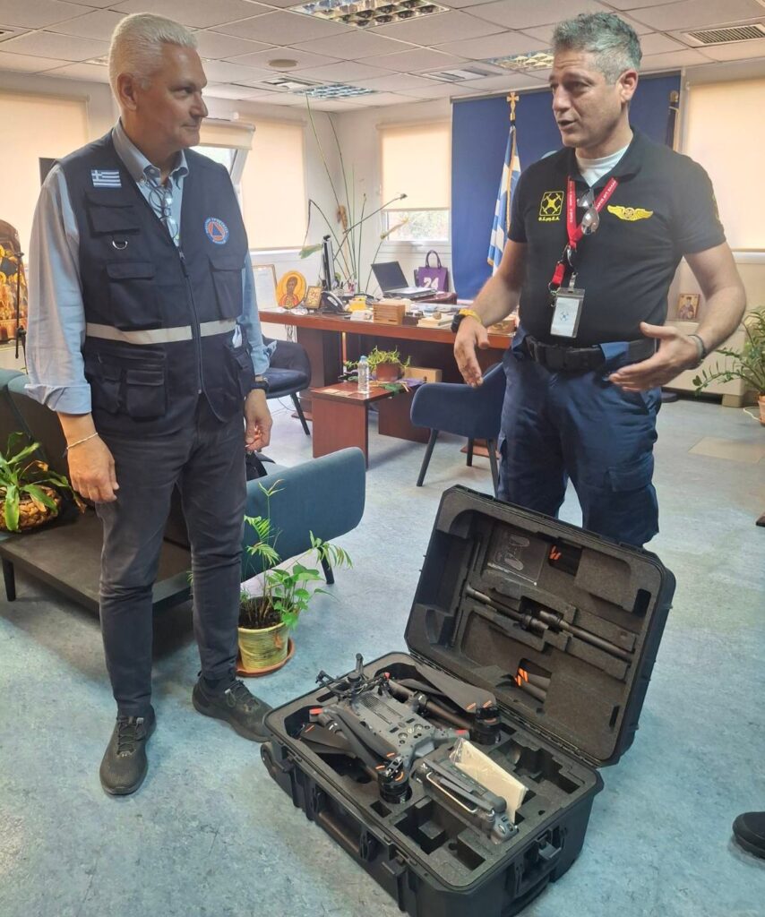 Αχαΐα: Αναβαθμισμένο drone στην Πυροσβεστική ΦΩΤΟ