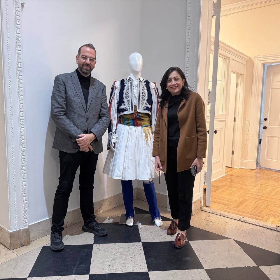 Συνάντηση Φαρμάκη με τη Γενική Πρόξενο της Ελλάδας στη Ν. Υόρκη ΦΩΤΟ