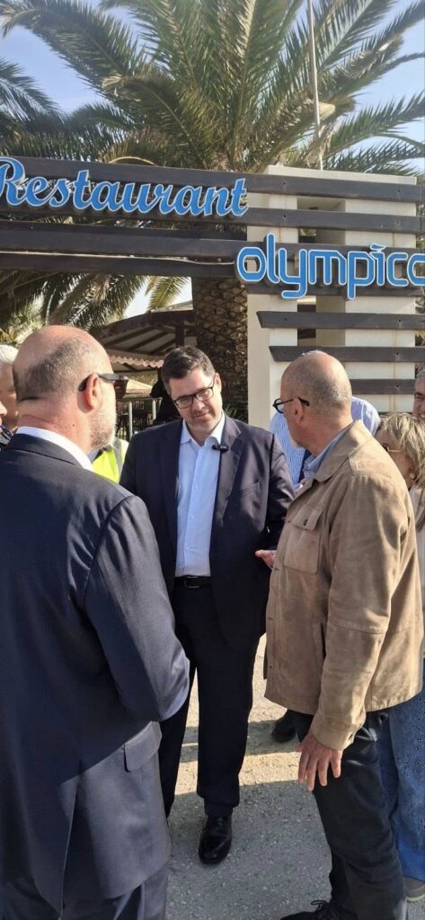 Αχαΐα: Σε Ρίο και Πάτρα για τα έργα ο υφυπουργός παρά των πρωθυπουργώ Θ. Κοντογεώργης ΦΩΤΟ