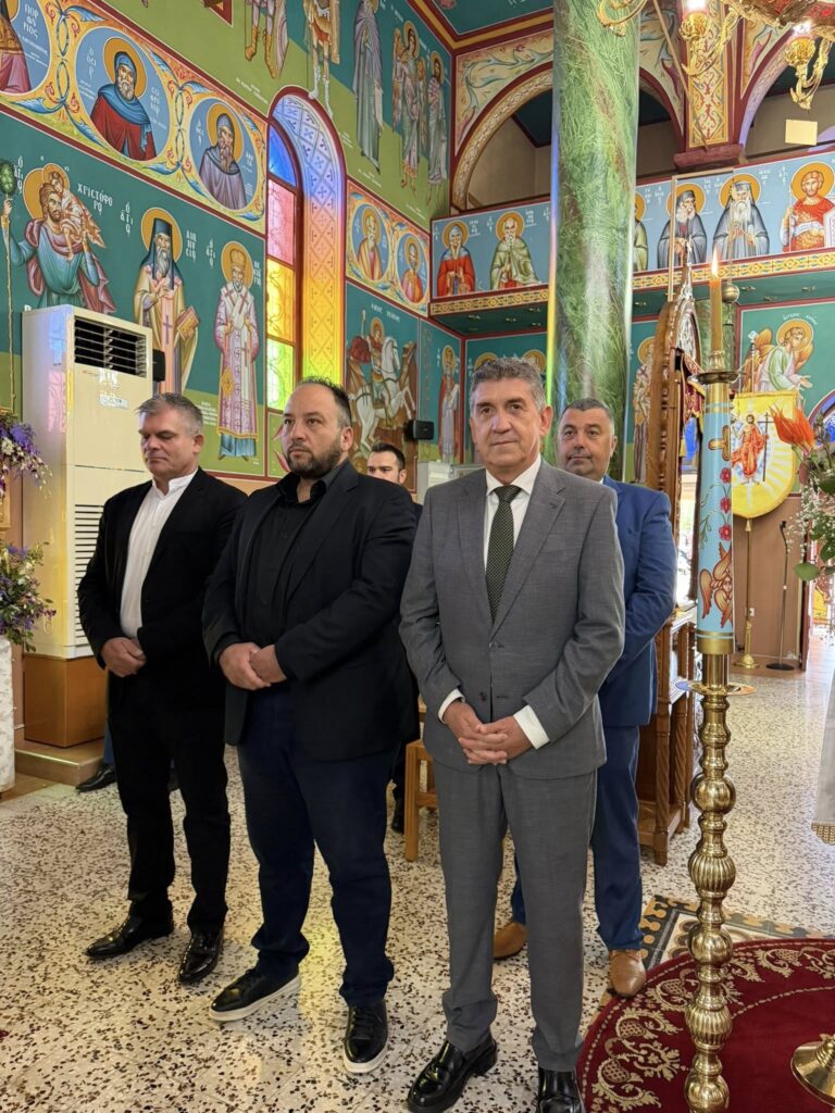 Ο δήμαρχος Δυτικής Αχαΐας Γρ.Αλεξόπουλος σε Αγιο Γεώργιο Απιδεώνα και Λάππα ΦΩΤΟ.