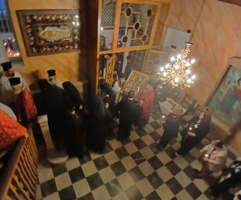 Η απόδοση της εορτής της Παναγίας Τρυπητής ΦΩΤΟ