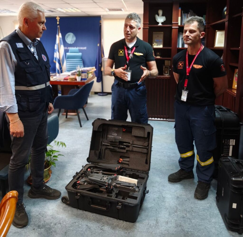 Αχαΐα: Αναβαθμισμένο drone στην Πυροσβεστική ΦΩΤΟ