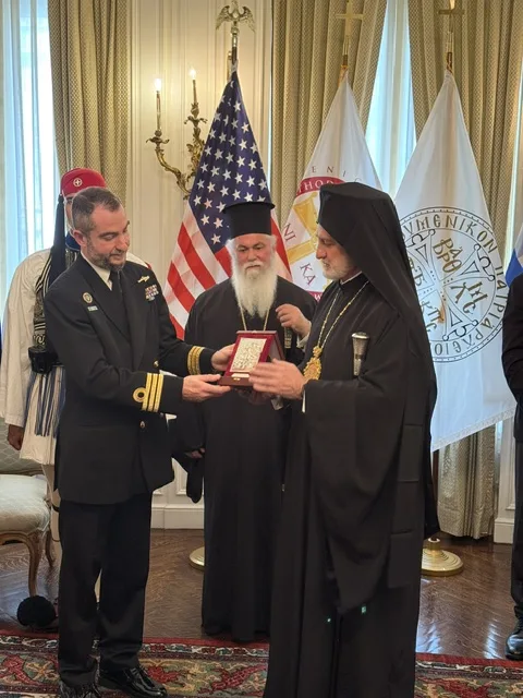 Αχαΐα: Συνάντηση του Μητροπολίτη Ιερωνύμου με τον Αρχιεπίσκοπο Αμερικής Ελπιδοφόρο ΦΩΤΟ