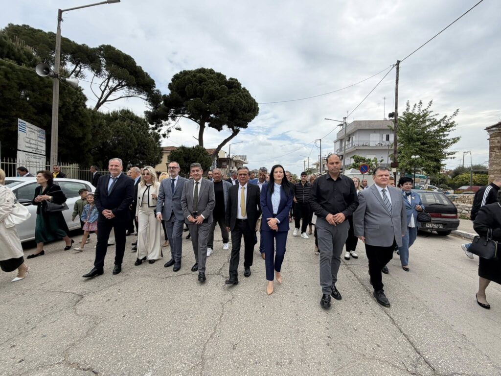 Ο δήμαρχος Δυτικής Αχαΐας Γρ.Αλεξόπουλος σε Αγιο Γεώργιο Απιδεώνα και Λάππα ΦΩΤΟ.