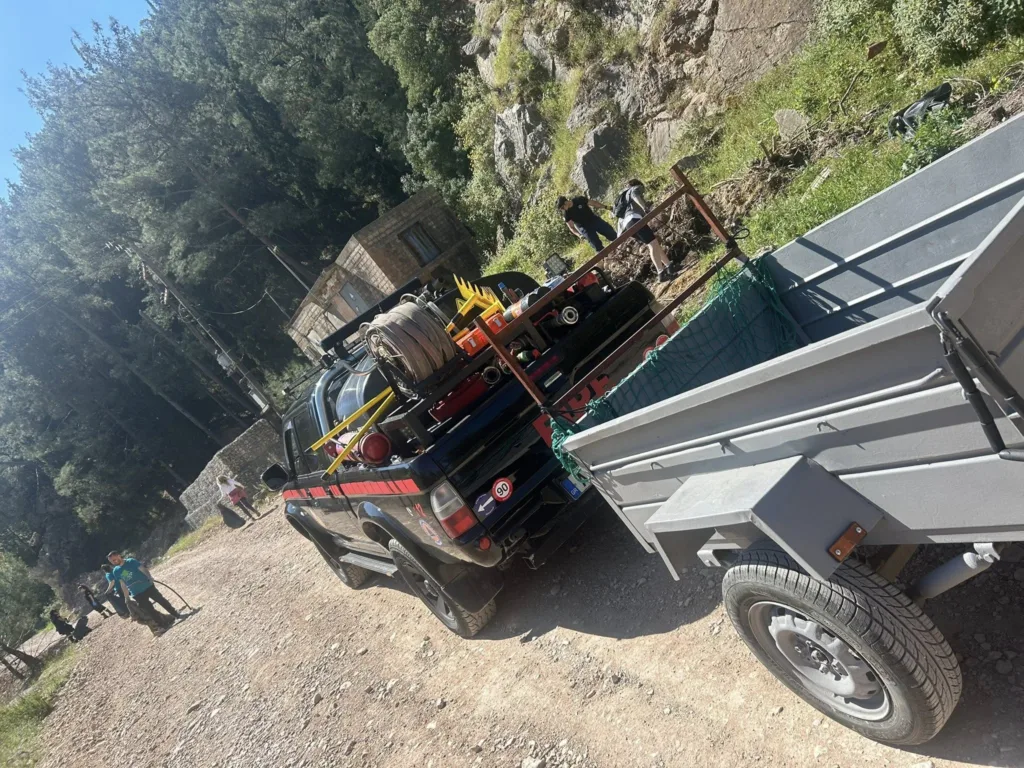 Δράση καθαρισμού στον Γλαύκο των Εθελοντών Πυροσβεστών Αχαΐας ΦΩΤΟ