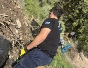 Δράση καθαρισμού στον Γλαύκο των Εθελοντών Πυροσβεστών Αχαΐας ΦΩΤΟ