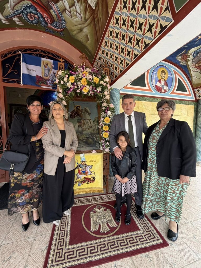 Ο δήμαρχος Δυτικής Αχαΐας Γρ.Αλεξόπουλος σε Αγιο Γεώργιο Απιδεώνα και Λάππα ΦΩΤΟ.