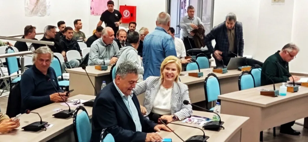 Ο Αντιπεριφερειάρχης Αθλητισμού Τάκης Αντωνόπουλος στην ημερίδα «Αθλητική βία όταν οι γονείς ξεχνούν το fair play» ΦΩΤΟ