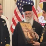 Συνάντηση του Μητροπολίτη Ιερωνύμου με τον Αρχιεπίσκοπο Αμερικής Ελπιδοφόρο ΦΩΤΟ