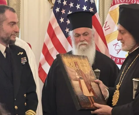 Αχαΐα: Συνάντηση του Μητροπολίτη Ιερωνύμου με τον Αρχιεπίσκοπο Αμερικής Ελπιδοφόρο ΦΩΤΟ