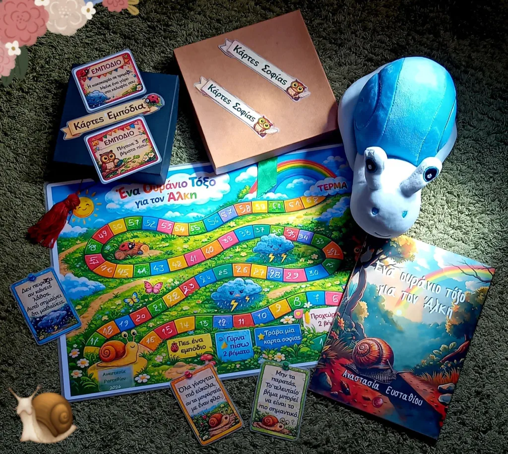 Η συγγραφέας-εκπαιδευτικός Αναστασία Ευσταθίου στο ΔΣ Φαρρών ΦΩΤΟ