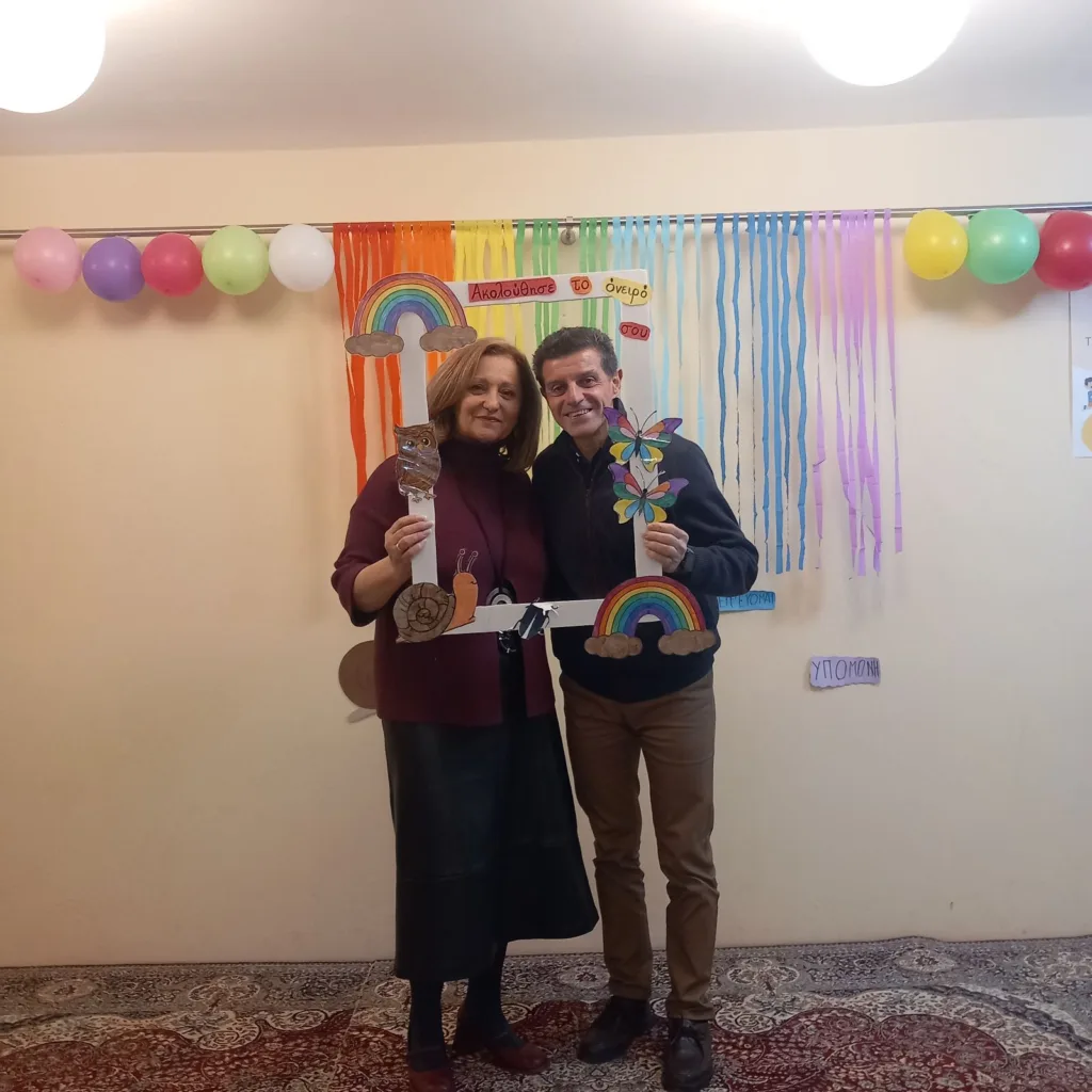 Η συγγραφέας-εκπαιδευτικός Αναστασία Ευσταθίου στο ΔΣ Φαρρών ΦΩΤΟ