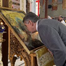 Ο δήμαρχος Δυτικής Αχαΐας Γρ.Αλεξόπουλος σε Αγιο Γεώργιο Απιδεώνα και Λάππα ΦΩΤΟ.