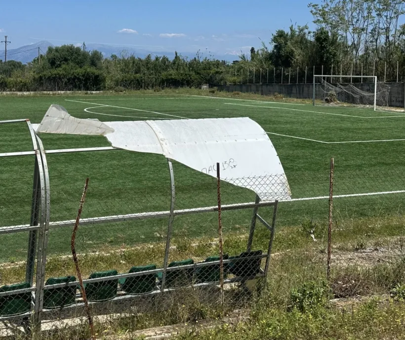 Κάτω Αχαΐα: Σπασμένο...το «Γήπεδο Σπάσματος» με ξηλώματα και ζημιές