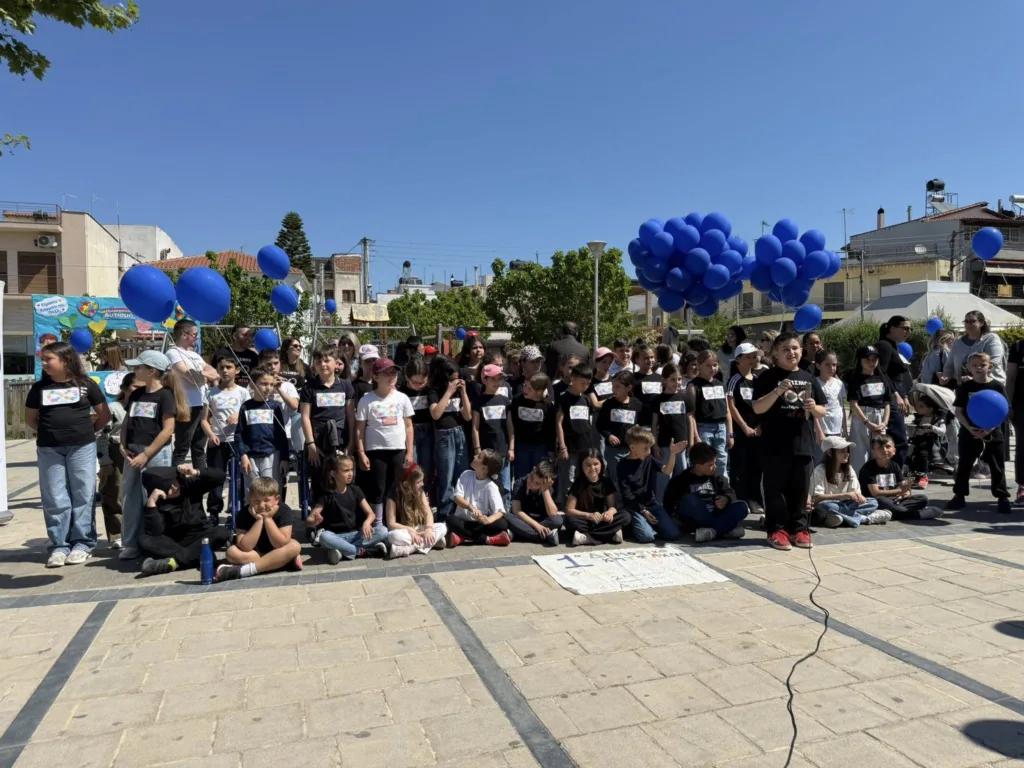 Ο περίπατος για τον αυτισμό από την «Πάλεια» Κάτω Αχαΐας ΦΩΤΟ